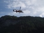 Holzernte mit Helikopter